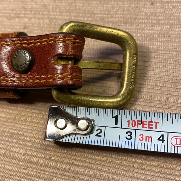 Leegin made in USA🇺🇸 leather/feather belt vintag - Picture 9 of 16